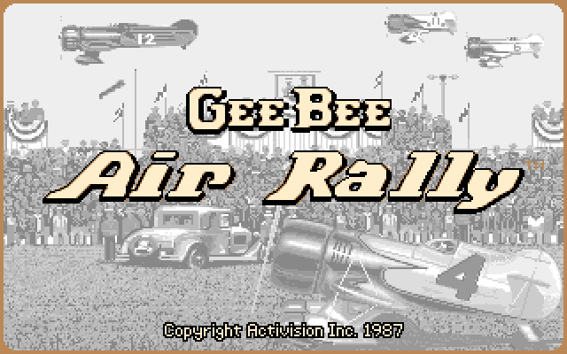 Gee Bee Air Rally big title
